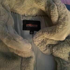 Ambiance Teddy Jacket - Cream